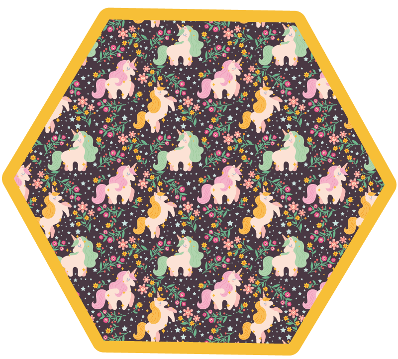 Dziecięcy dywan winylowy plac zabaw mitycznych stworzeń - TenStickers