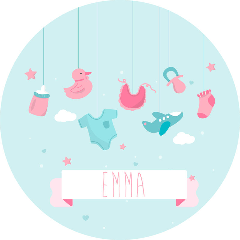 Dywan winylowy dziecięcy spersonalizowane przedszkole - TenStickers