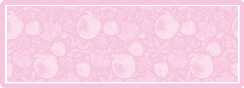 Dywan winylowy do sypialni Różowe retro - TenStickers