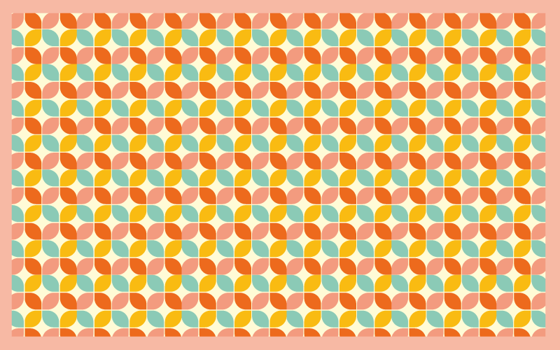 Dywan winylowy Kolorowe kwadraty - TenStickers