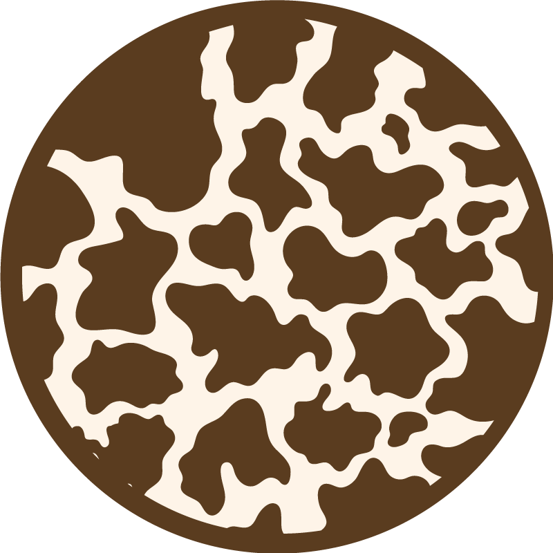 Dywan winylowy Brązowe plamki - TenStickers