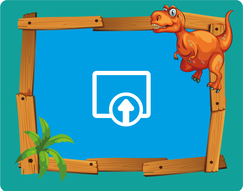 Dywan winylowy dla dziecka konfigurowalny dinozaur - TenStickers