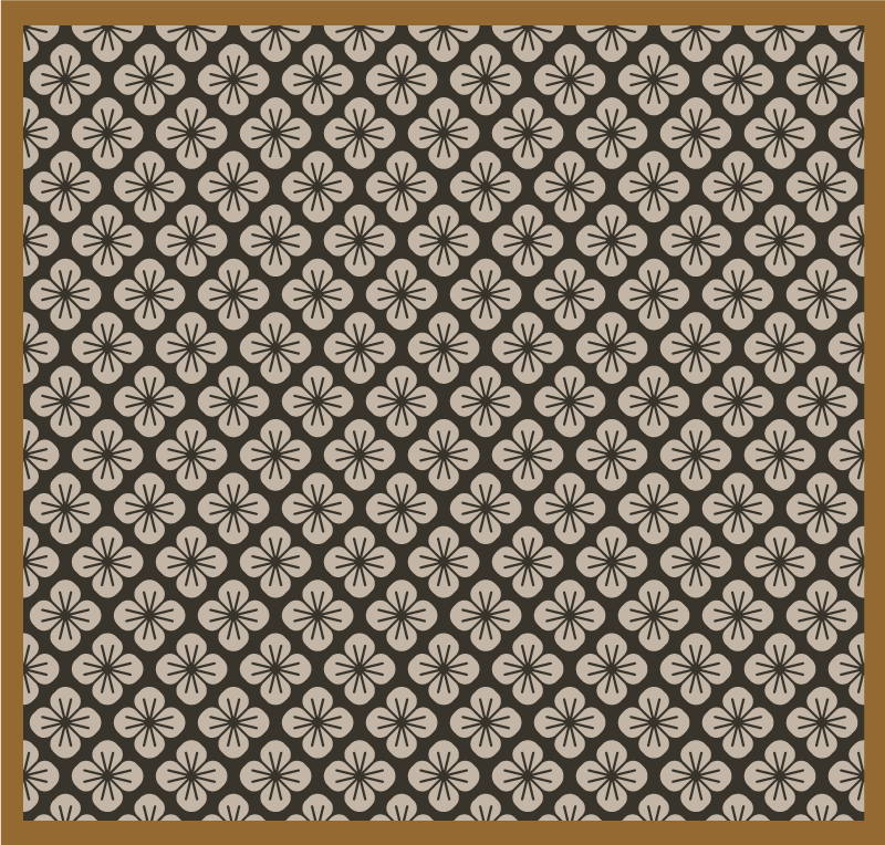 Dywan winylowy do kuchni kwiatowy wzór - TenStickers