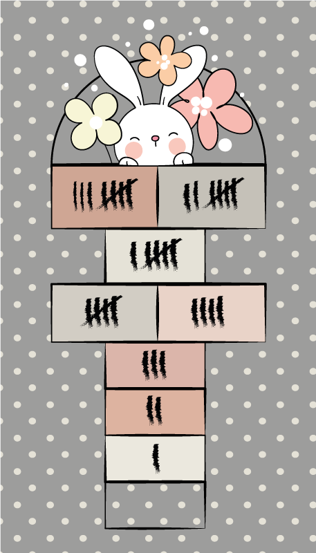 Mata do gry w klasy Królik - TenStickers