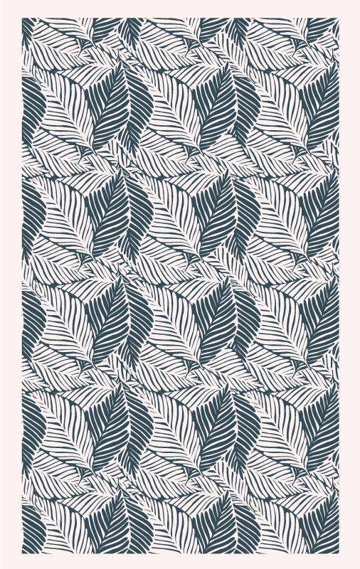 Dywan winylowy natura bujne wzory liści - TenStickers