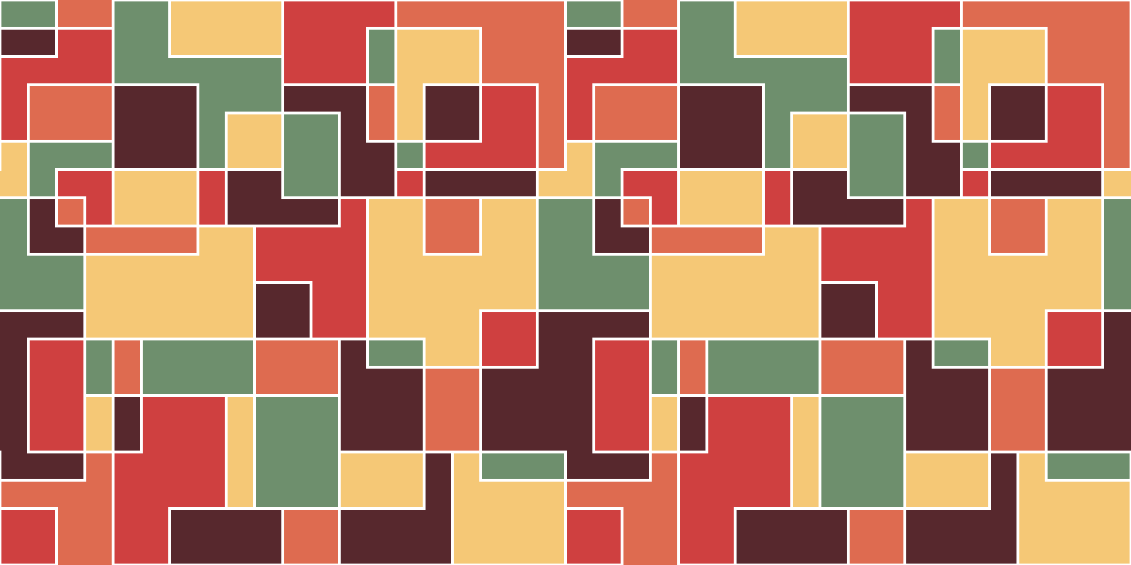 Dywan winylowy płytki geometryczne prostokąty - TenStickers