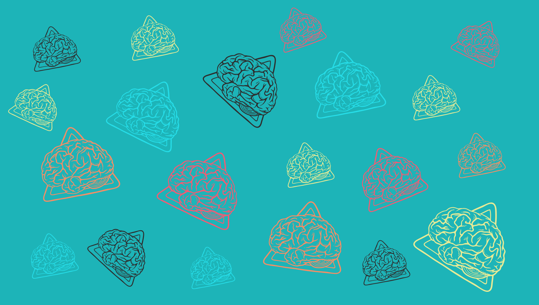 Dziecięcy dywan winylowy abstrakcyjne wzorce mózgowe - TenStickers