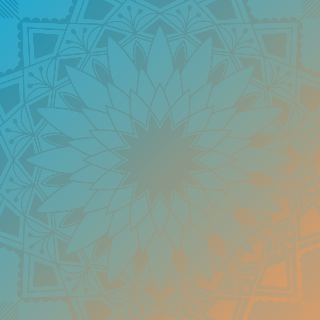 Dywan winylowy mandala ombre - TenStickers