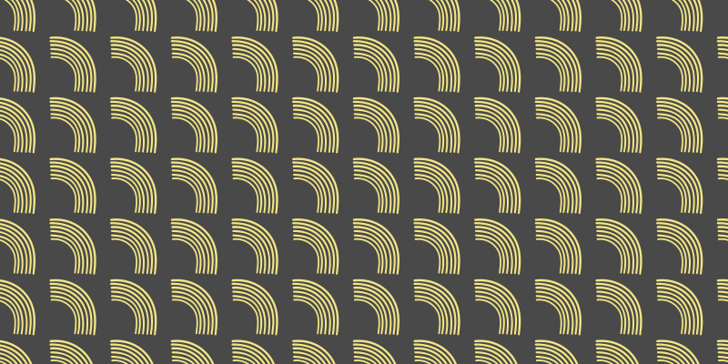 Dywan winylowy w paski wzory łuków geometrycznych - TenStickers