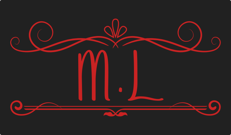 Dywan winylowy Czarno-czerwony wzór  - TenStickers