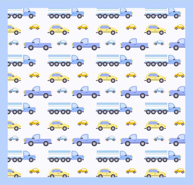 Dywan winylowy dla dziecka zabawny motyw ruchu drogowego - TenStickers