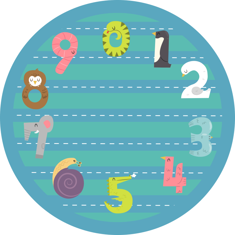 Dywan winylowy dla dziecka okrągły tor wyścigowy - TenStickers