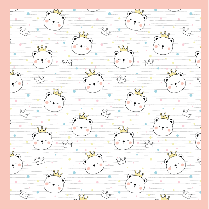 Dywan winylowy dla dzieci w kropki - TenStickers