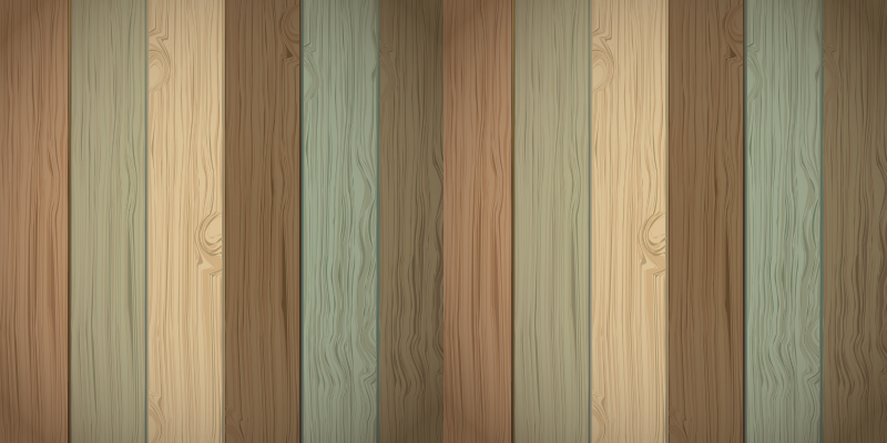 Dywan winylowy drewno wielokolorowe deski - TenStickers