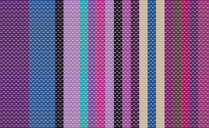 Dywan w paski tekstury fioletowych odcieni - TenStickers