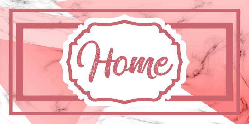 Dywan winylowy napisy elegancki wystrój domu - TenStickers