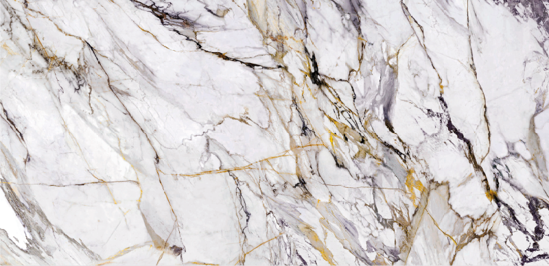 Białe kamienne płytki podłogowe - TenStickers