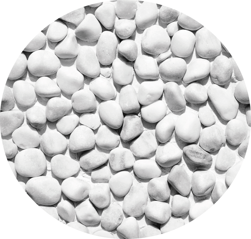 Dywan winylowy z białego nieregularnego kamienia - TenStickers