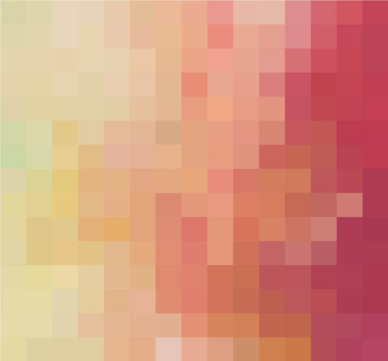 Dywan winylowy wzór geometryczny w czerwonych blokach - TenStickers