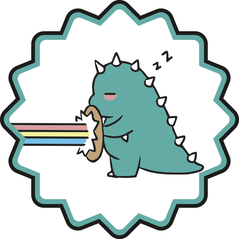 Dziecięcy dywan winylowy oddech tęczy dinozaura - TenStickers