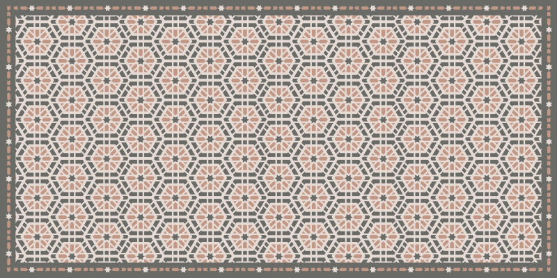 Gotyckie portugalskie płytki jako dywan  - TenStickers