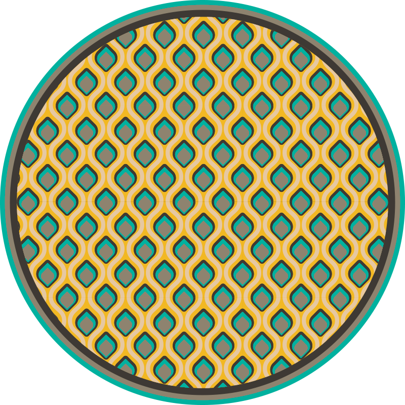 Bella peacock portugalski dywan winylowy - TenStickers