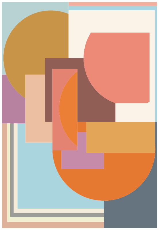 Dywan winylowy wzór geometryczny uderzające formy - TenStickers