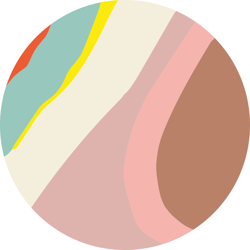 Wielokolorowe paski mozaika podłogowa - TenStickers