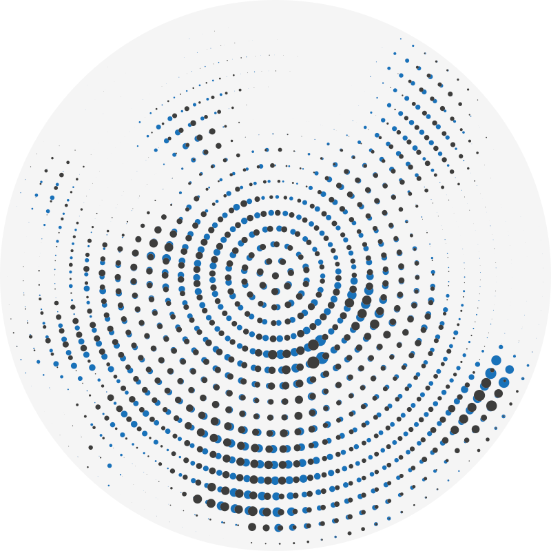 Dywan winylowy wzór geometryczny motyw okrągłej plamki - TenStickers