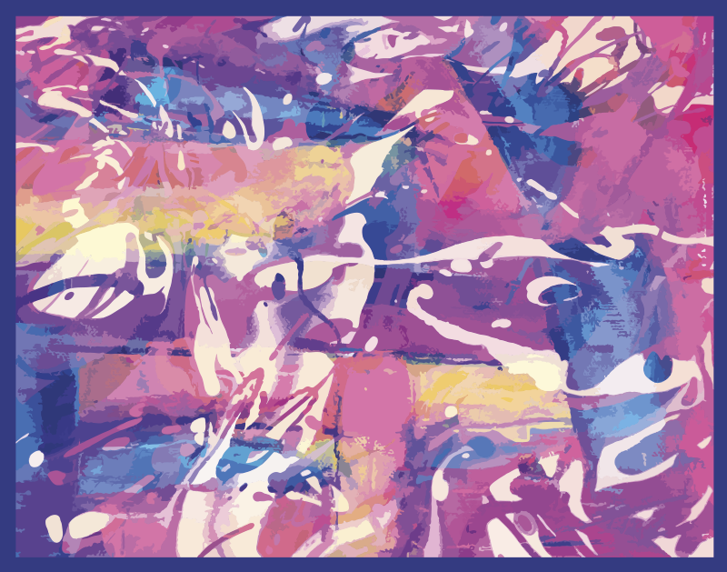 Dywan winylowy tekstura kolorowy abstrakcyjny wir - TenStickers