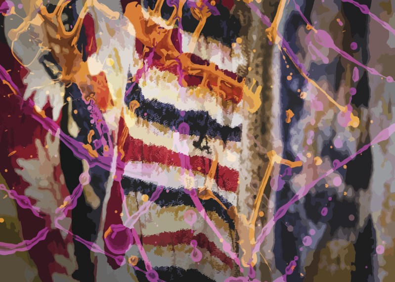 Dywan winylowy tekstura abstrakcyjny przepływ kolorów - TenStickers