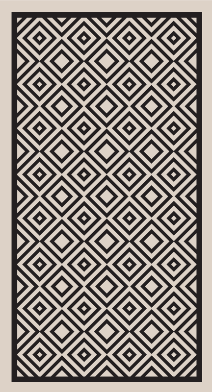 Dywan winylowy trójkąty nordyckie - TenStickers