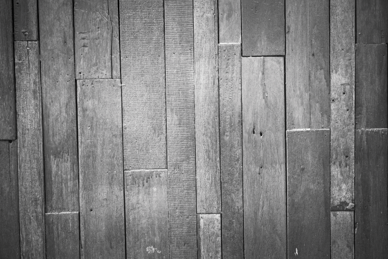 Dywan winylowy drewno nowoczesne szare wykończenie - TenStickers