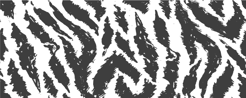 Dywan winylowy wzór zwierzęcy koncepcja pasków zebry - TenStickers