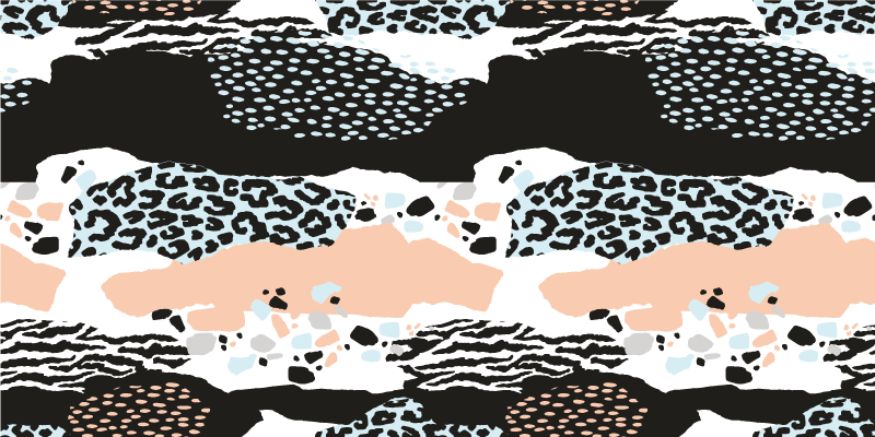 Elegancki dywan winylowy ze skóry lamparta - TenStickers