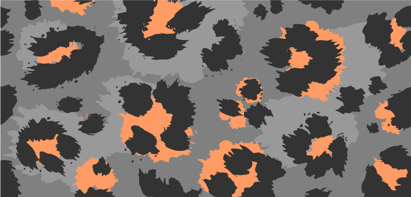 Dywan winylowy wzór zwierzęcy odważny wzór lamparta - TenStickers