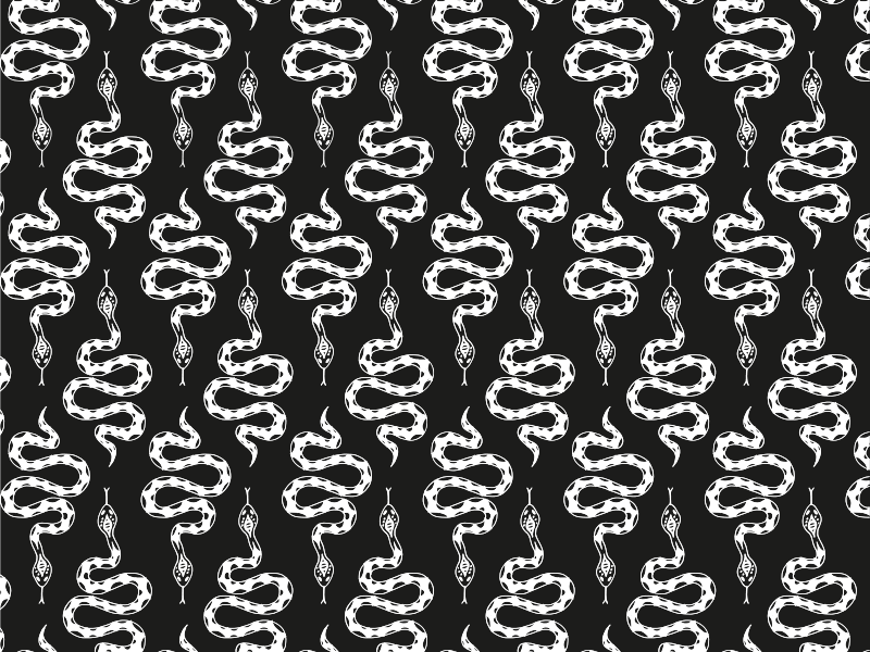 Dywan winylowy zwierzęta stylowy motyw węża - TenStickers