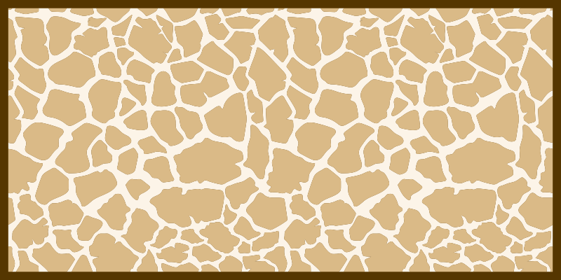 Dywan winylowy ze zwierzęcym nadrukiem w żyrafę - TenStickers