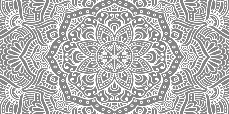 Dywan winylowy do sypialni mandala - TenStickers
