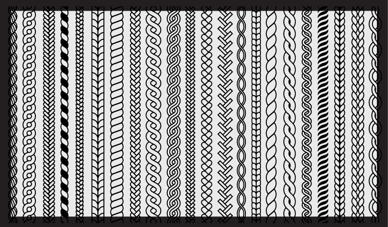 Dywan winylowy do łazienki paski i pętelki - TenStickers