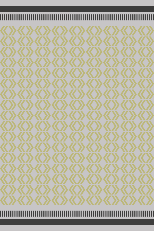 Dywan winylowy do salonu szkielet plastra miodu - TenStickers