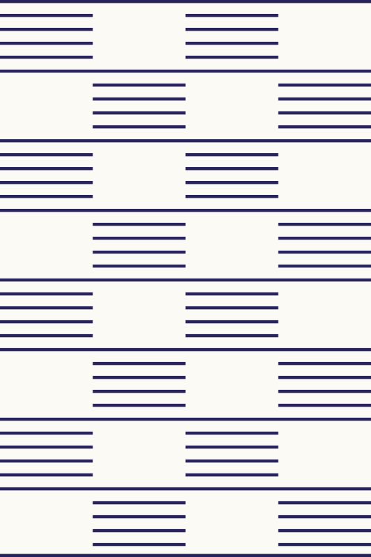 Dywan nordic w biało-granatowym kolorze - TenStickers