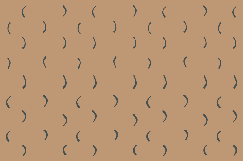 Minimalistyczny dywan winylowy zakrzywiony brązowy wzór - TenStickers