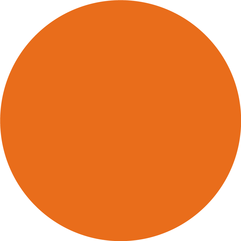 Dywan nowoczesny w kolorze pomarańczowym - TenStickers