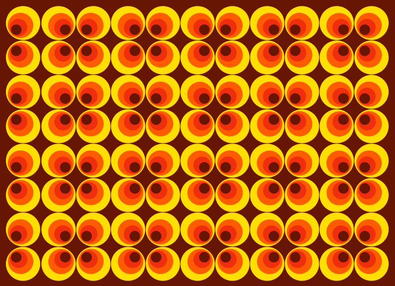 Dywan winylowy tekstura żywe okrągłe motywy - TenStickers