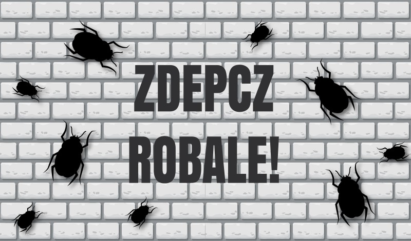 Nadepnij na błędy, proszę niestandardowy dywan - TenStickers