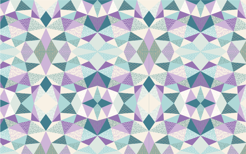 Dywan winylowy wzór geometryczny kolorowa geometria - TenStickers