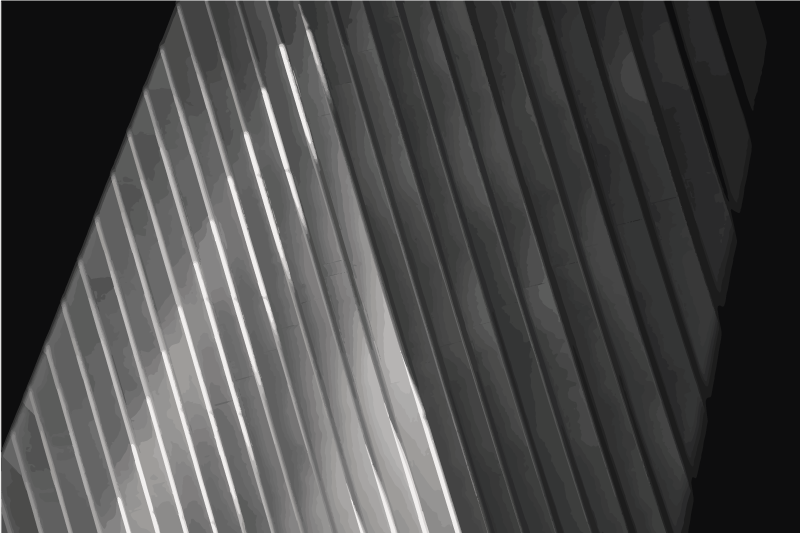 Prosty dywan winylowy w odcieniach szarości - TenStickers