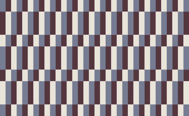 Dywan winylowy w paski blok kolorów - TenStickers