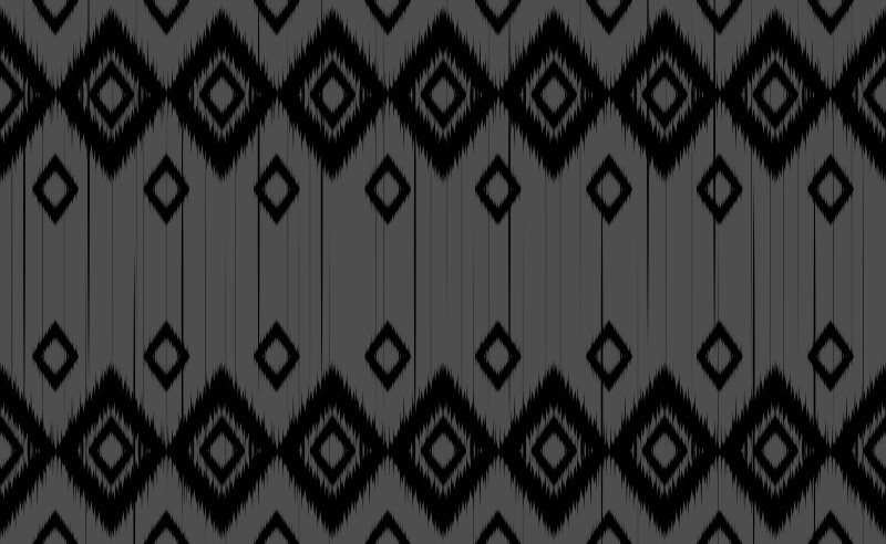 Prostokątny dywan z szarą i czarną mozaiką - TenStickers